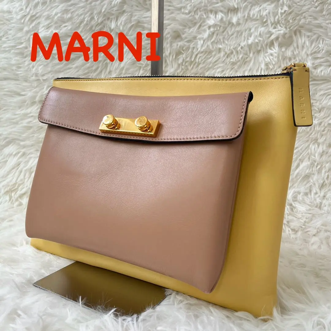 ■極美品■ MARNI マルニ ロゴ ビニール クラッチバッグ レディース レディース ポシェットおよびクラッチバッグ | Marni
