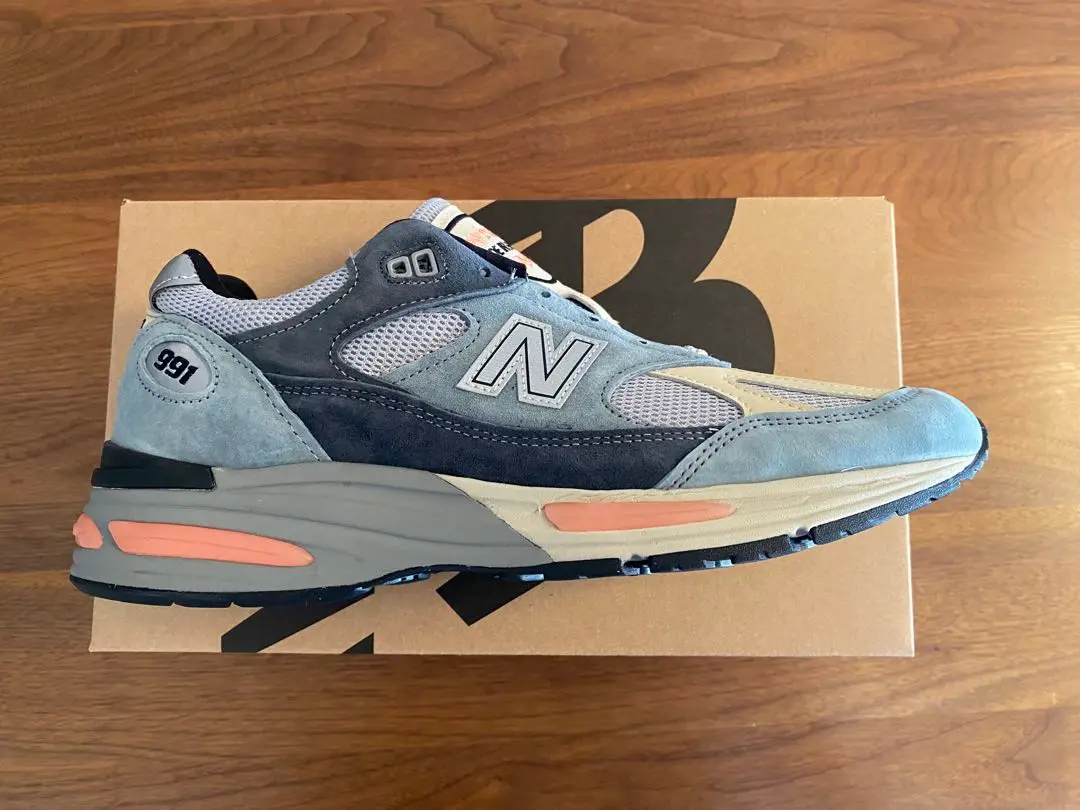 【新品】New Balance U991SG2 BLUE 27.5㎝ 希少 完売 New Balance 991v2 Made in England Silver Blue - U991SG2 | eBay