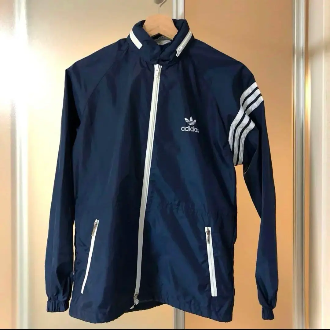 愛迪達 Originals 尼龍外套 海軍藍 的縮圖