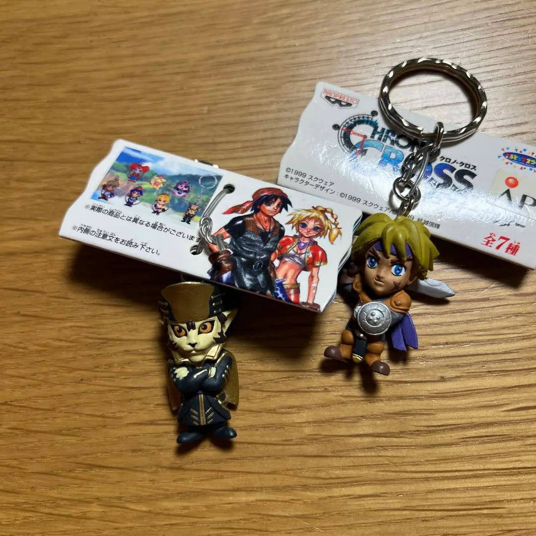 【未開封　未使用】クロノクロス　フィギュアキーホルダー　7種セット Yahoo!オークション - クロノクロス フィギュアキーホルダー 全7