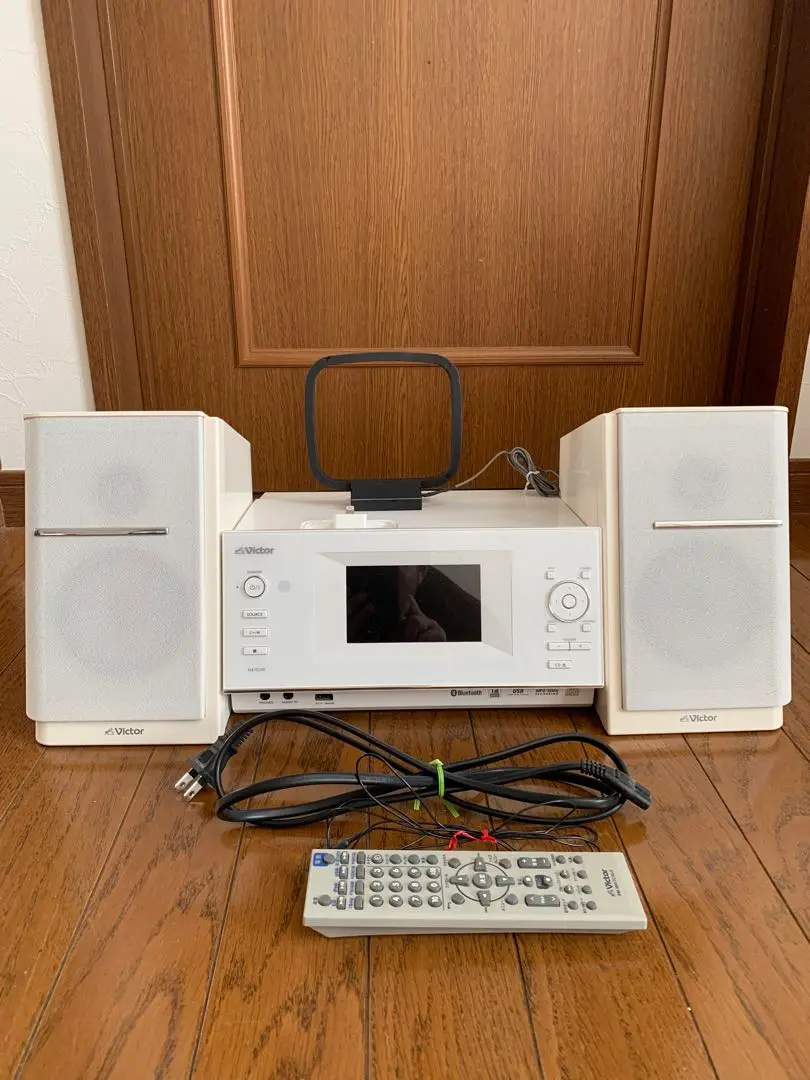 ビクター Victor コンポ CA-NXTC40 ホワイト Bluetooth