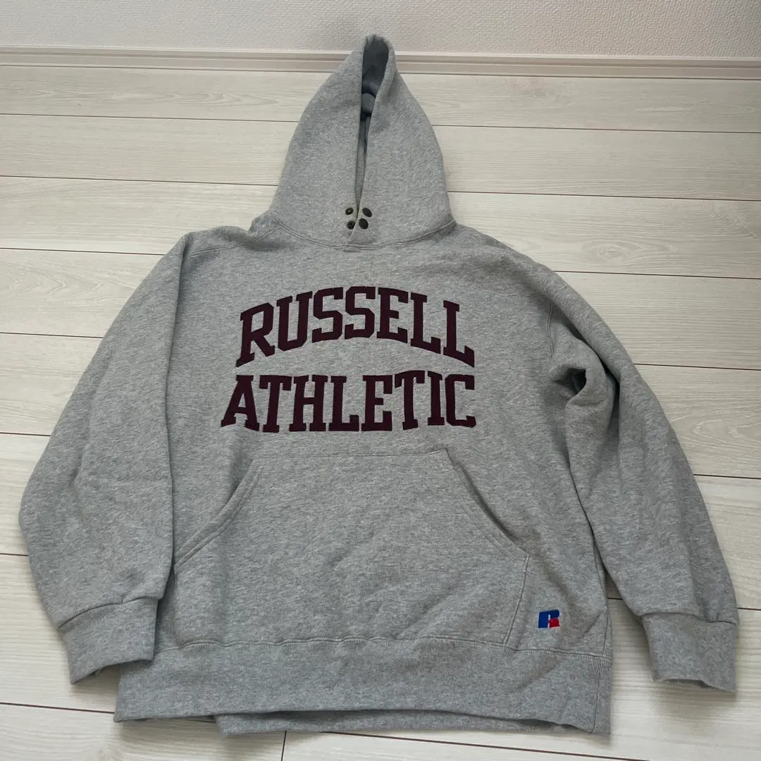 RUSSELL ATHLETIC 灰色 連帽衫 L/G 的縮圖