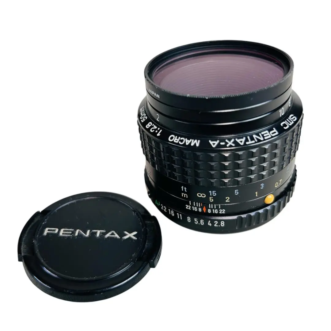 超美品 レンズ Pentax PENTAX-A 50mm F2 Kマウント ペンタックス SMC PENTAX-A 50mm F2.8 MACRO【Kマウントレンズ