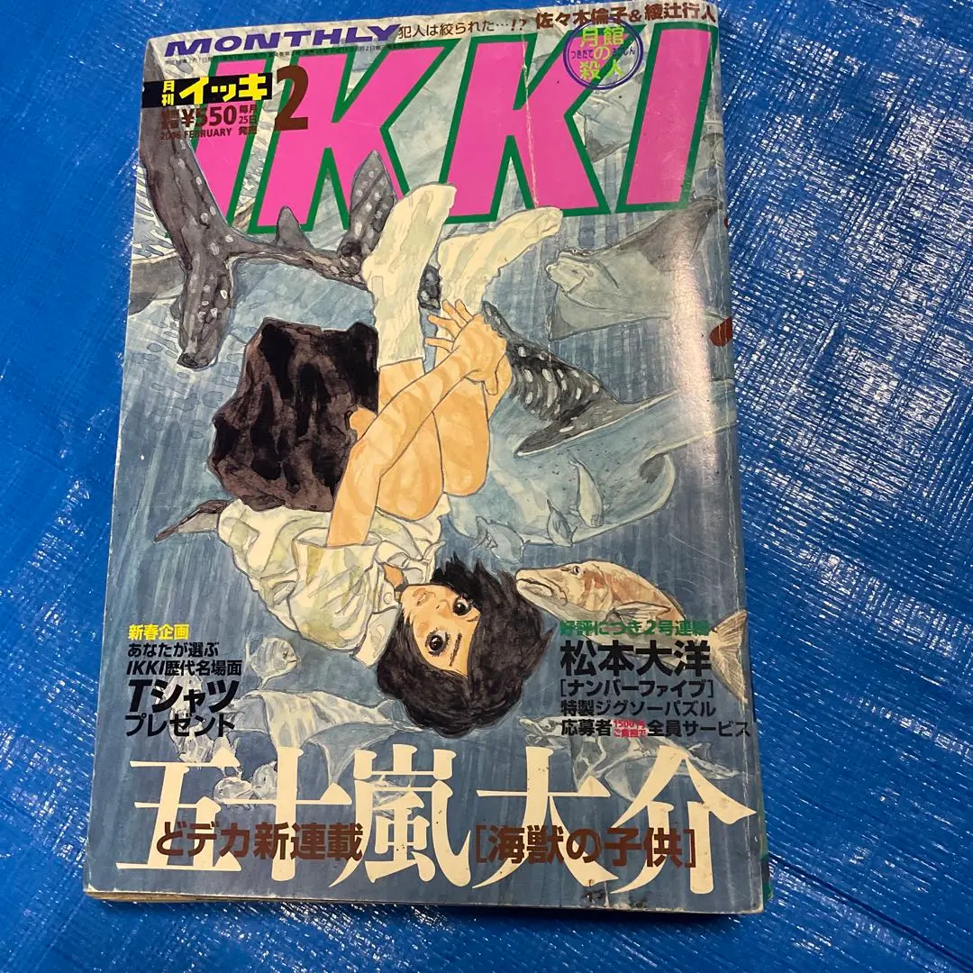 月刊IKKI 10周年コミックスカバー ドロヘドロ 描き下ろしペーパー わら半紙 月刊IKKI 10周年コミックスカバー ドロヘドロ 描き下ろし