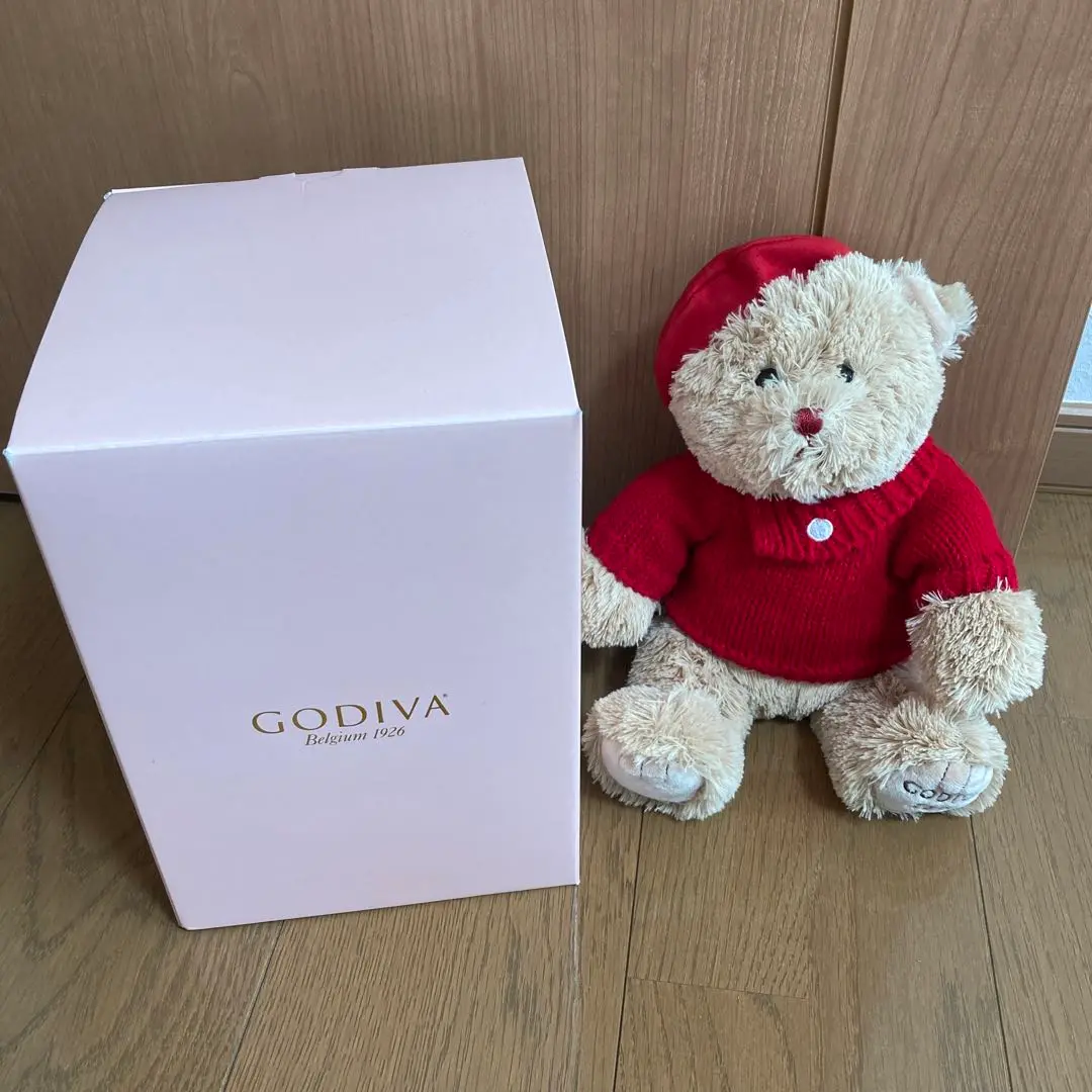 激レア◆GODIVAクリスマス限定ヴィンテージ テディベア◆ぬいぐるみ 2018年GODIVAのクリスマス限定チョコテディベアぬいぐるみくま