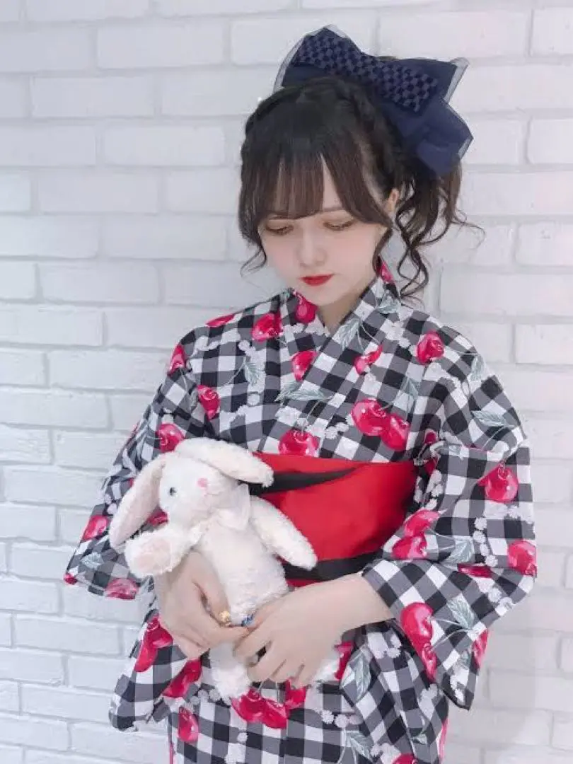Swankiss浴衣と帯2点セット
