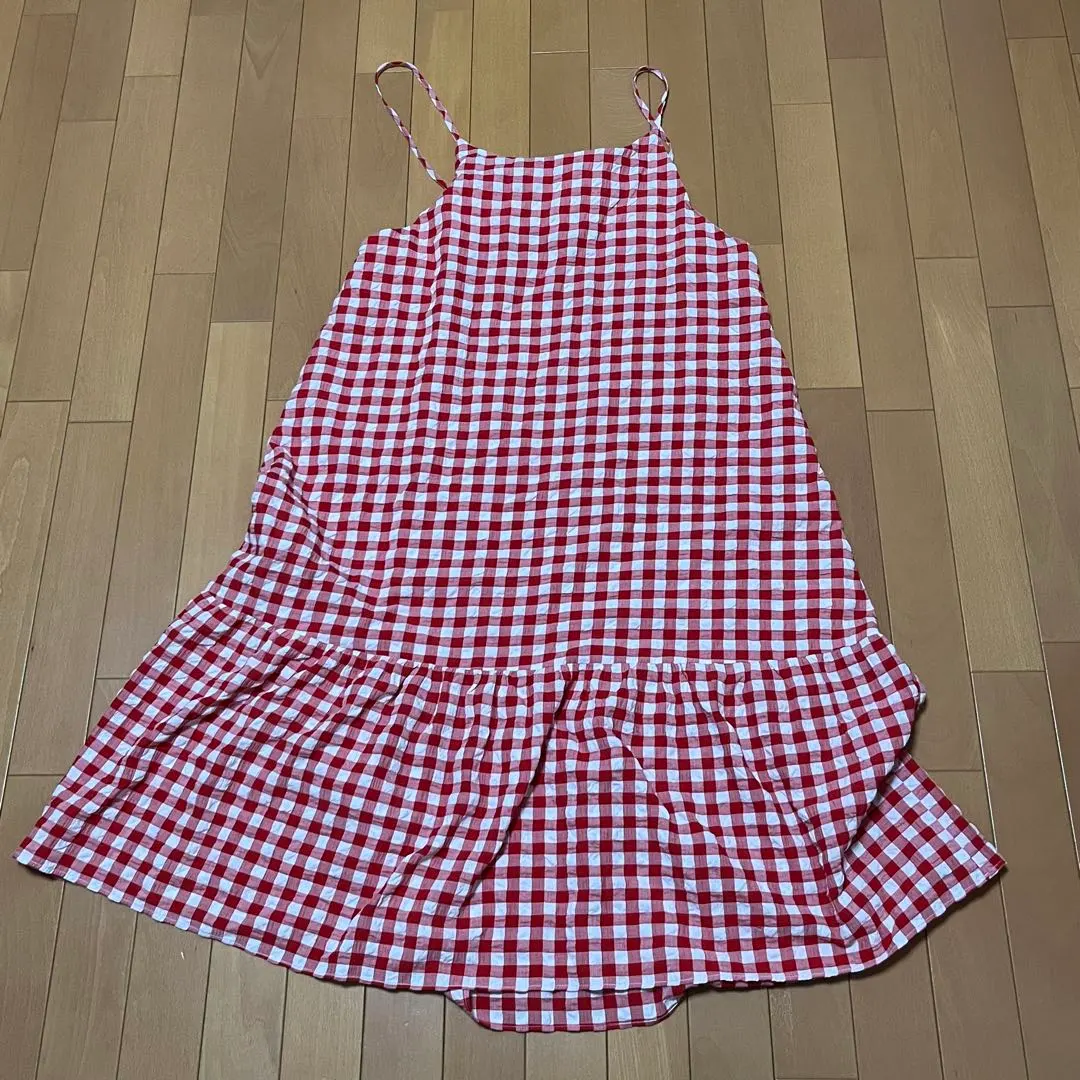 Thumbnail of Red and white checkered dress