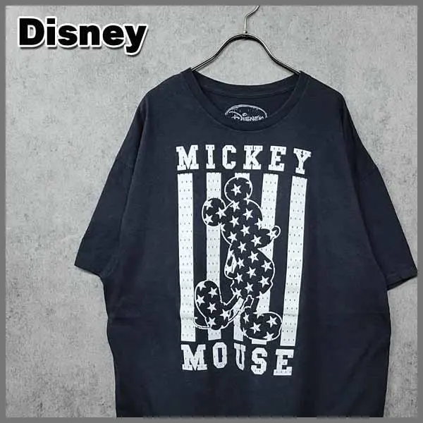 Thumbnail of Vintage Disney Mickey Mouse Star Print T-shirt Black XL