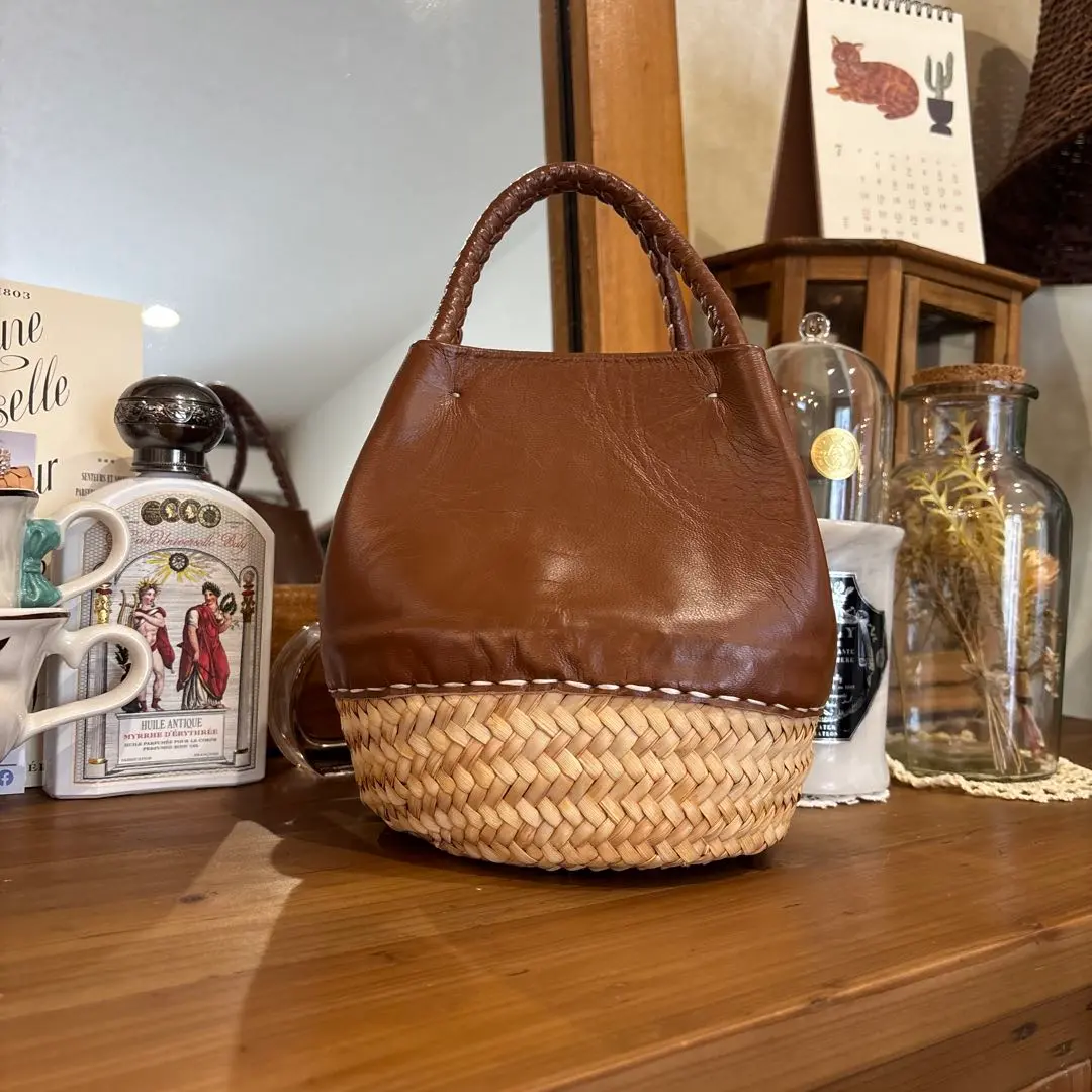 ノスノスバッグ　赤  かごバッグ　ワランワヤン WARANGWAYAN(ワランワヤン) Sac Nousnous Petite(ノスノス プチ