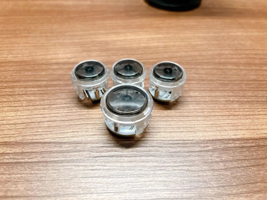 Flashtap 静音ボタン　24mm 8個　レバーレス　アケコン用 Flashtap 静音ボタン 24mm 8個 レバーレス アケコン用 - その他