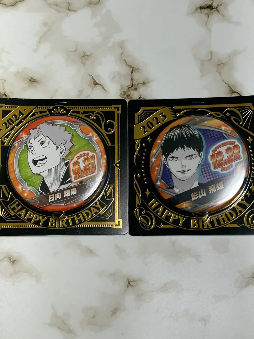 日向翔陽 バースデー　缶バッジ 2023 ジャンショ　ジャンプショップ ハイキュー！！』バースデイ缶バッジ 日向翔陽 BC2