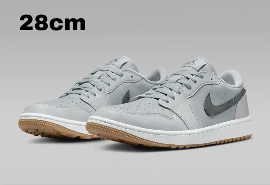 【美品】ナイキ　ジョーダン1 ゴルフ　ウルフグレー　28cm NIKE AIR JORDAN 1 LOW GOLF WOLF GREY ナイキ エア ジョーダン1