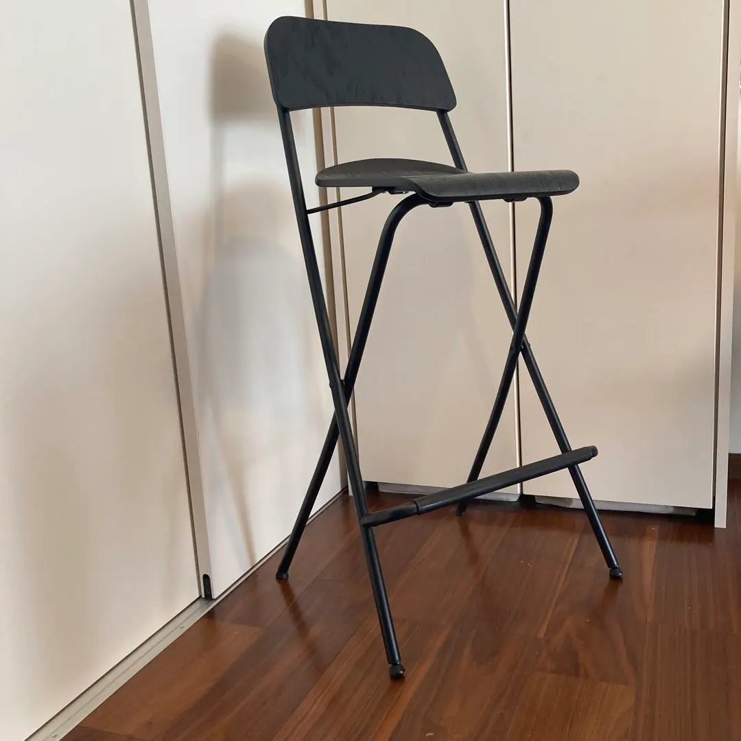 【未使用】2脚セット IKEA ロースコグ スチールチェア ブラック kim-di240216-02-a.jpg?fitin=