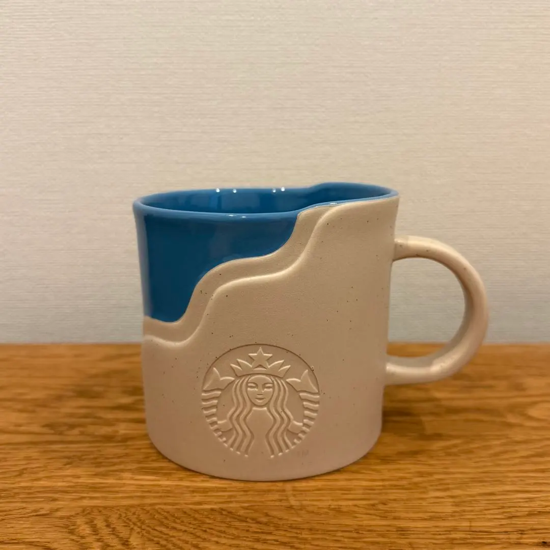 Thumbnail of 【New, Unused】Popular Starbucks Mug Sea Side Mug Approximately 414ml