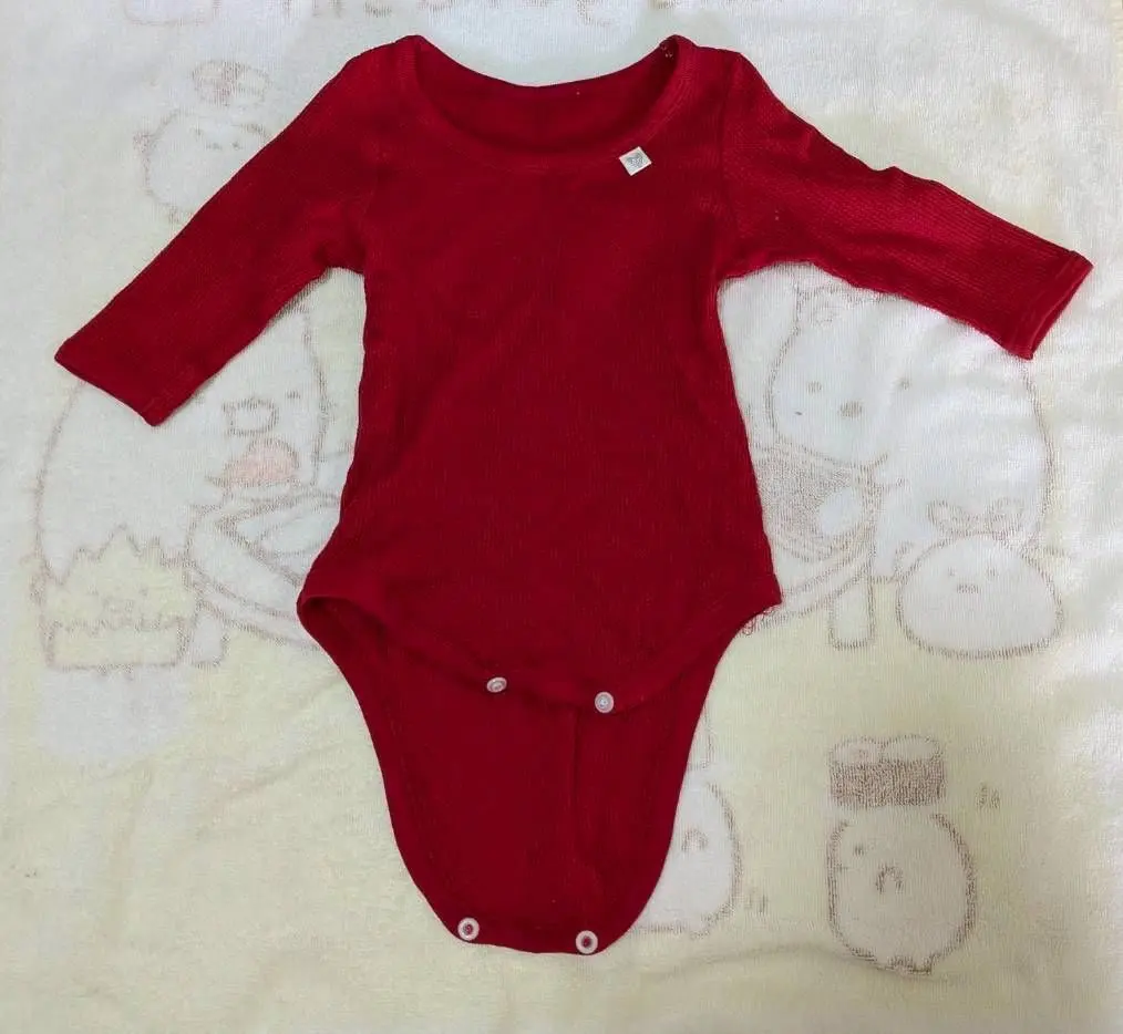 Thumbnail of Baby 80cm underwear red long sleeve