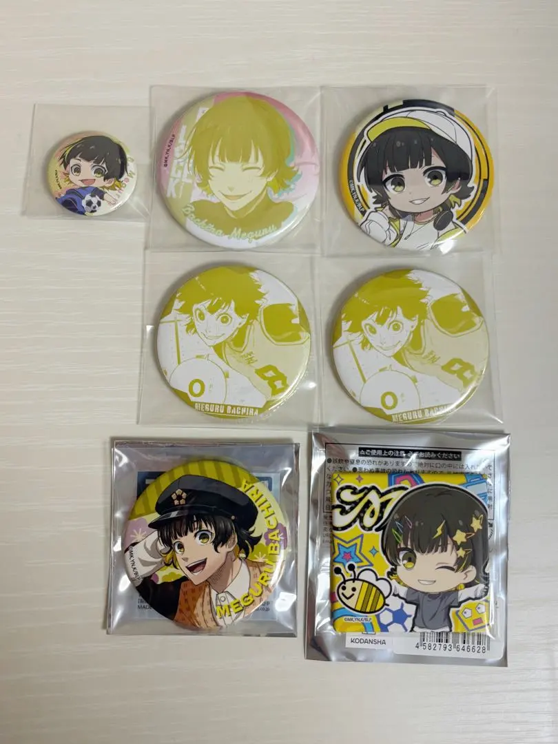 Thumbnail of Blue Lock Meguru Bachira Can Badge Set