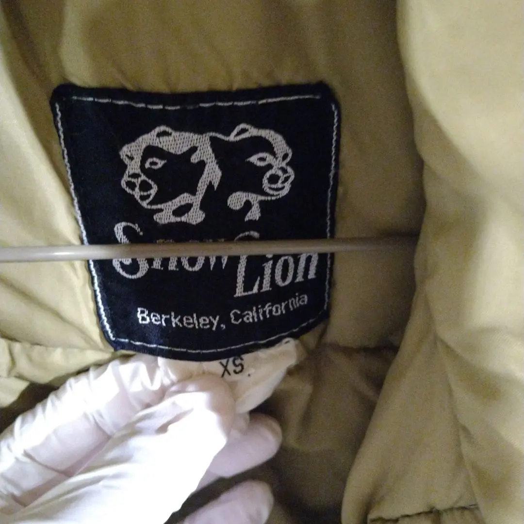 70s ビンテージダウンベスト SNOW LION スノーライオン　希少色　レア 70s ビンテージダウンベスト SNOW LION スノーライオン 希少色