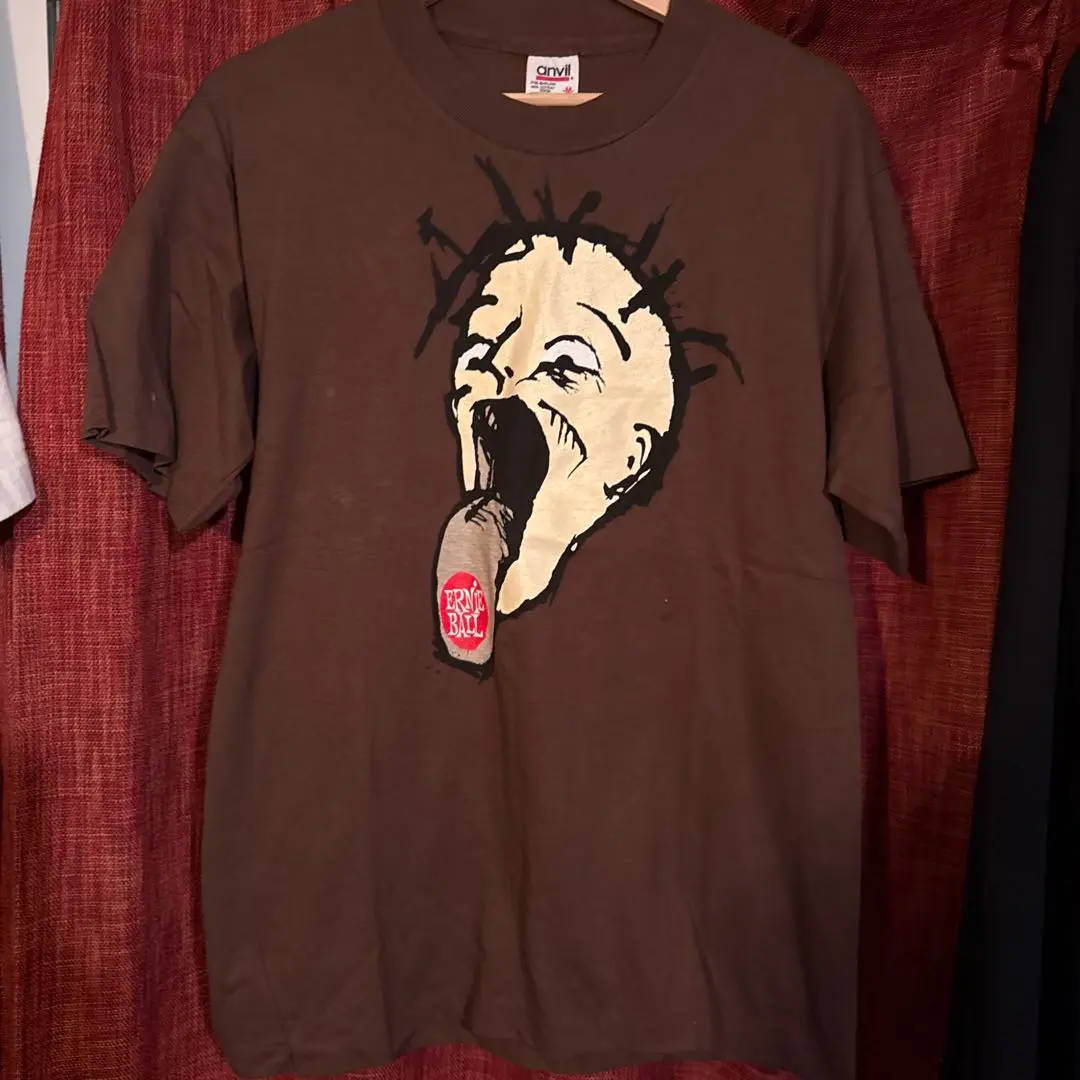 ernie ball Tシャツ 90s シングルステッチ usa製激レア 90年代 USA製 ERNIE BALL アーニーボール アドバタイジング