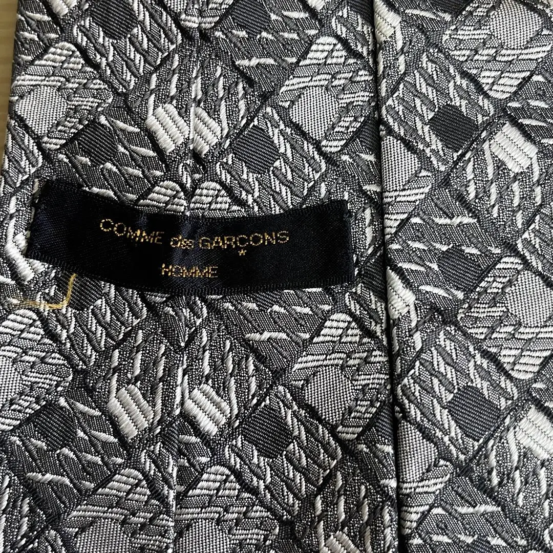 COMME des GARCONS コムデギャルソン バイカラーウールネクタイ COMME des GARCONS コムデギャルソン バイカラーウールネクタイ