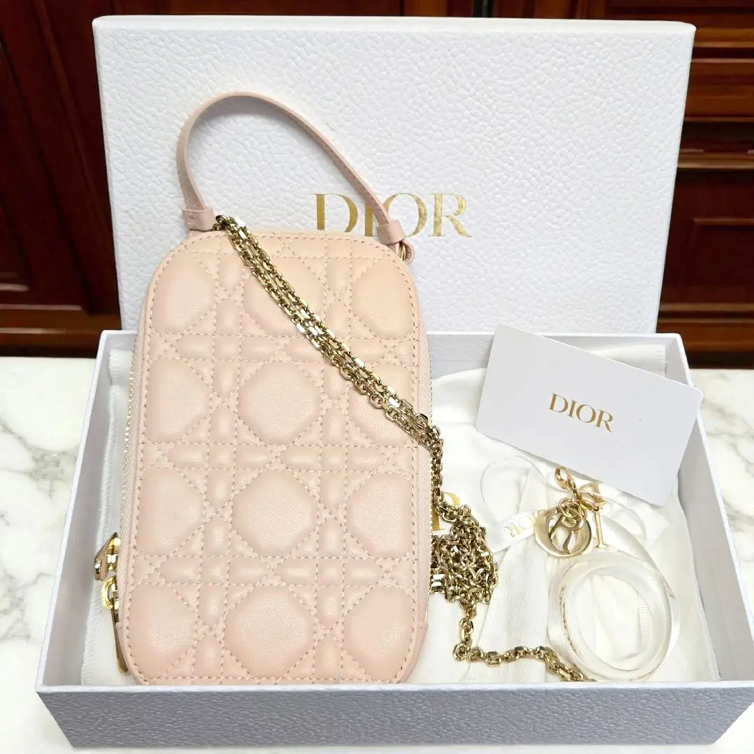 中古品・美品【Dior】LADY DIOR チェーン ポーチスモールバッグ 2025年最新】lady dior チェーンポーチの人気アイテム - メルカリ