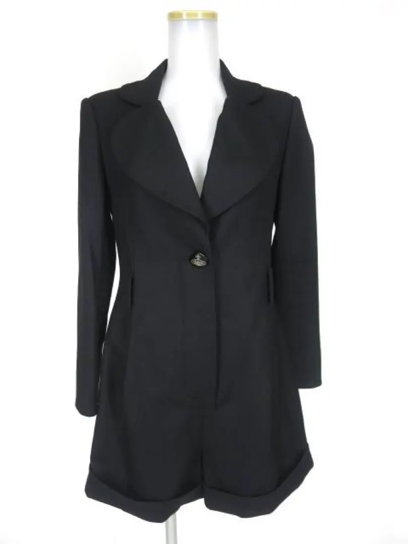 Vivienne Westwood ラヴ襟　オールインワン 大人気!! Vivienne Westwood コットン ラブ襟 シャツワンピース