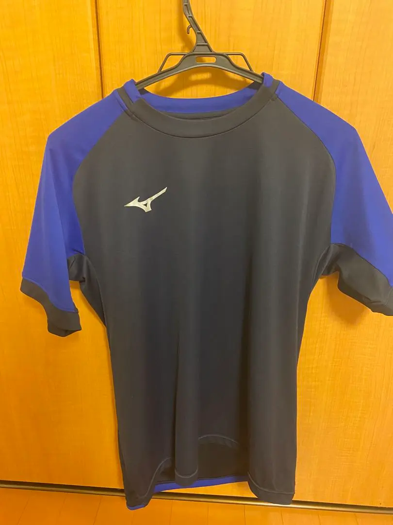 Thumbnail of Limited Special Offer: Mizuno Short Sleeve Shirt, Navy/Purple