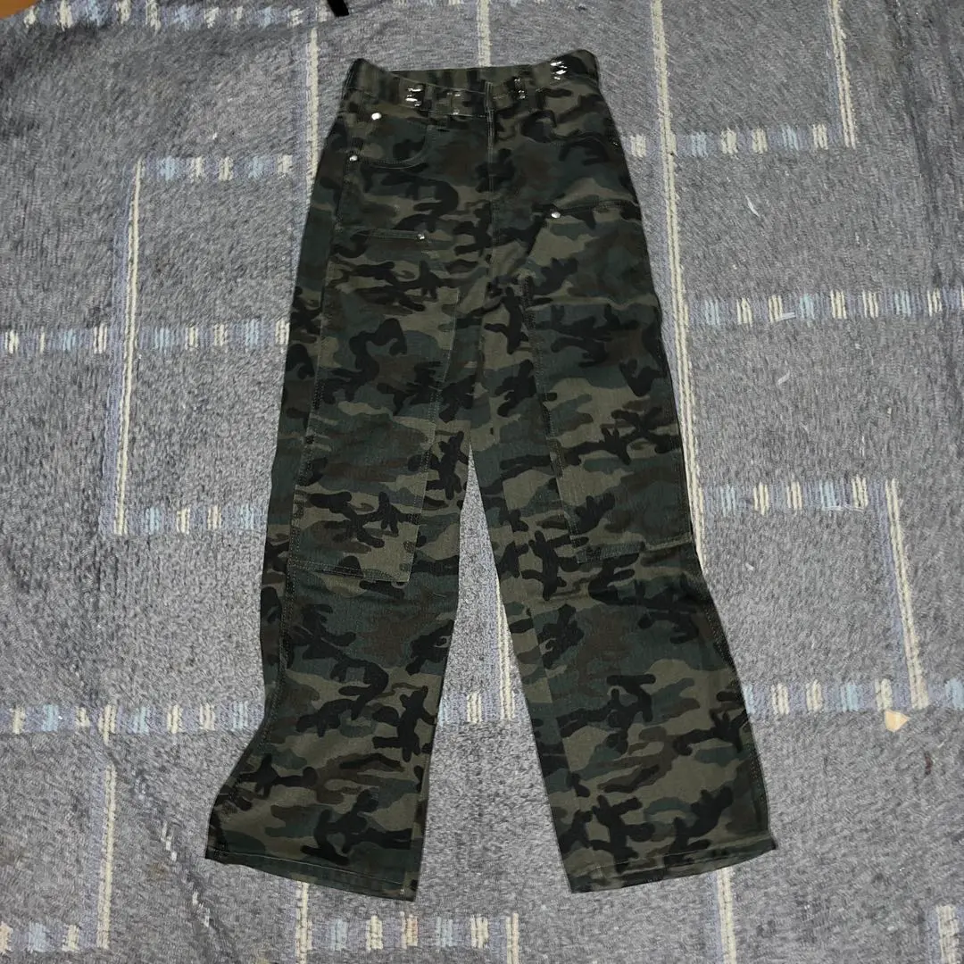 Thumbnail of Camouflage cargo pants with front pockets