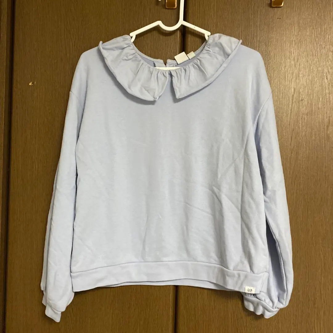 Thumbnail of GAP Light Blue Sweatshirt with Ruffles XXL (160)