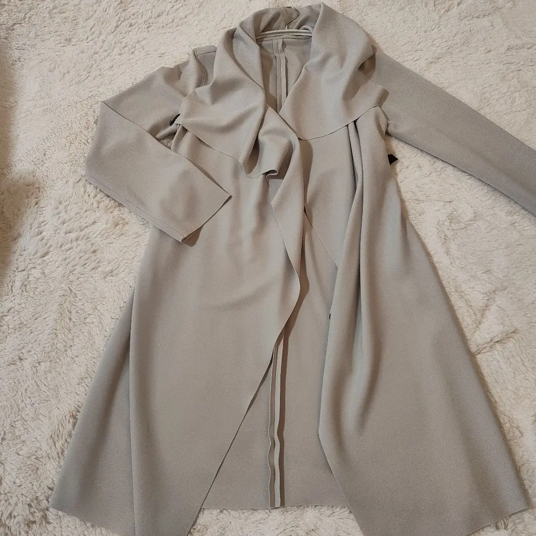 Thumbnail of Grand Table Gray Long Coat with Belt