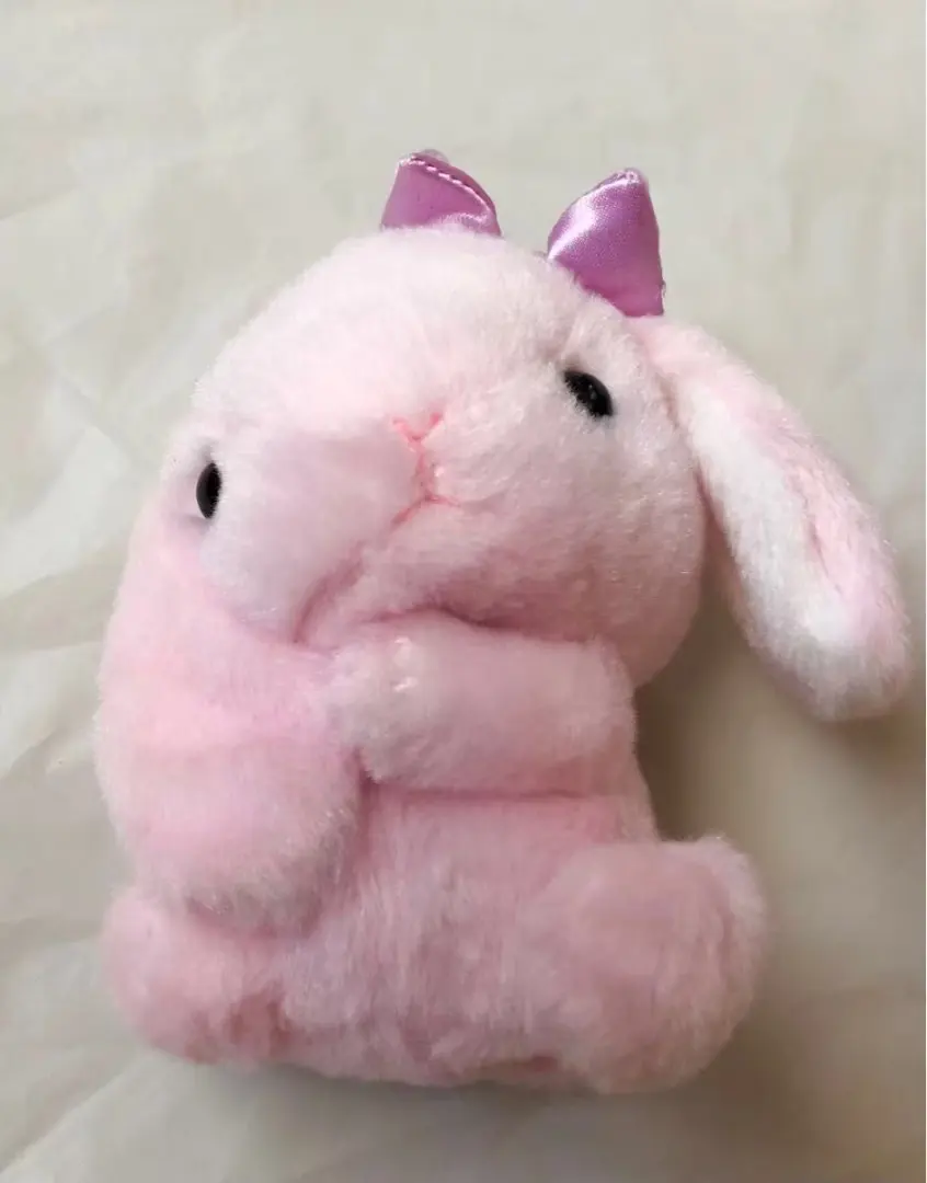 Thumbnail of Pink rabbit plushie