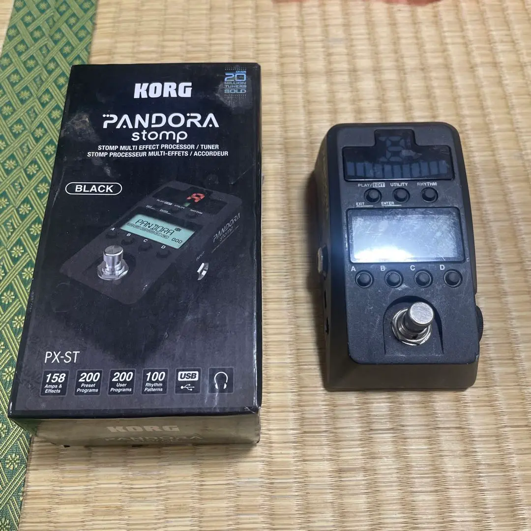 PANDORA stomp - STOMP MULTI EFFECT PROCESSOR/TUNER | KORG