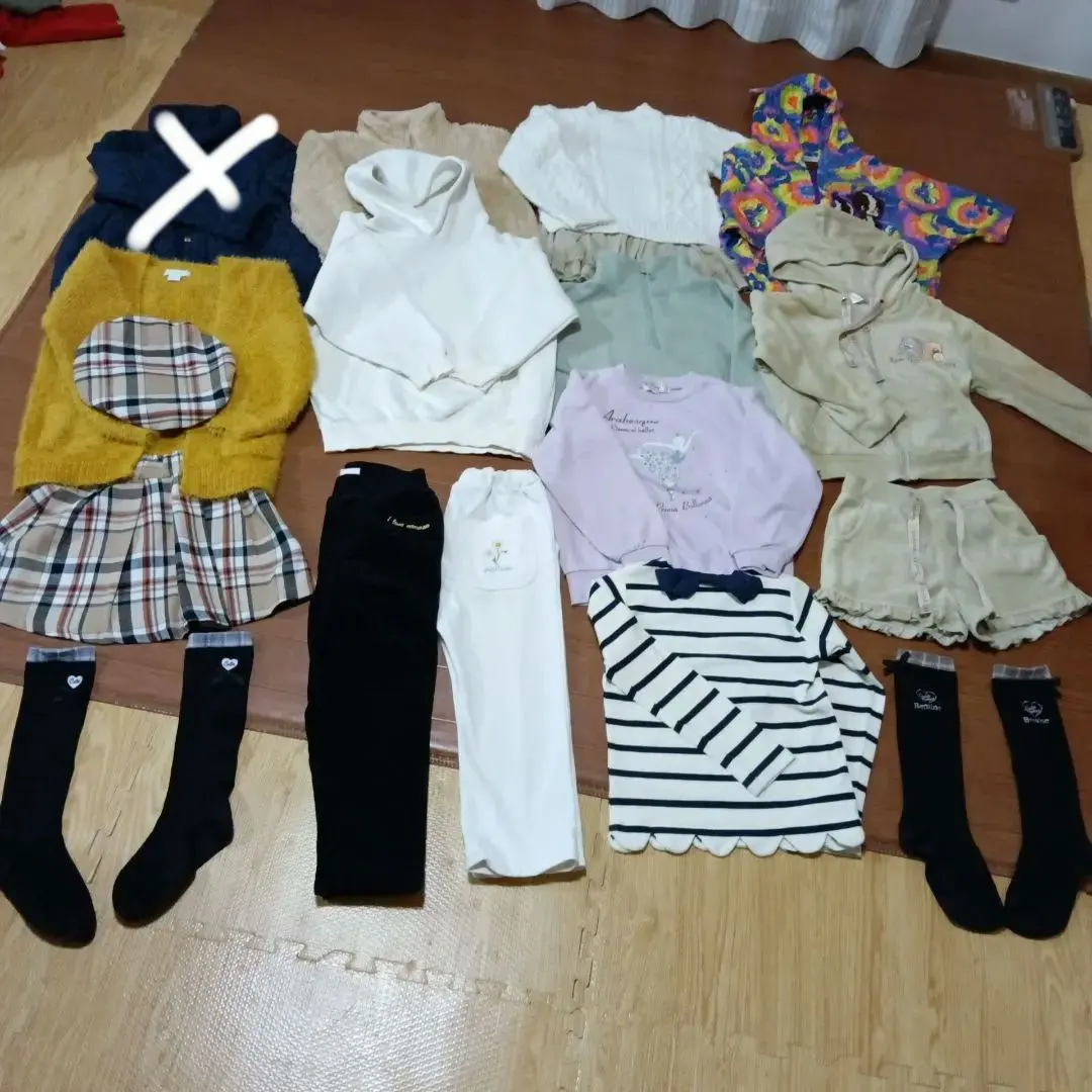 Thumbnail of Girls' Fall/Winter Clothes, 110cm, 16 items