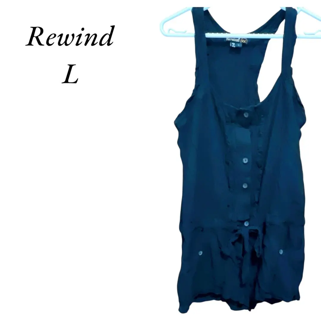 Thumbnail of Rare ✨ Rewind Black Camisole Jumpsuit L