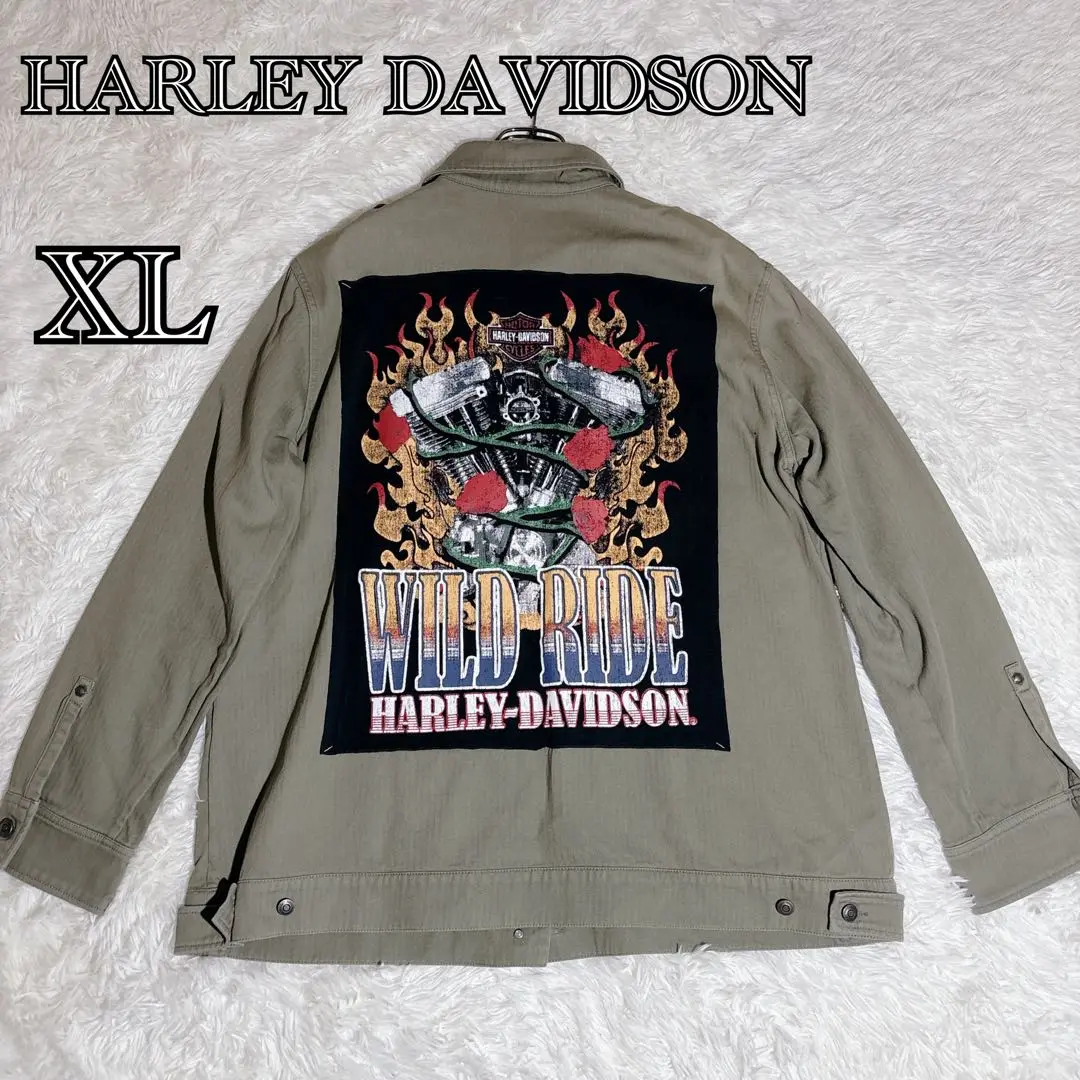 2025年最新】Harley-Davidson メンズ ミリタリージャケットの