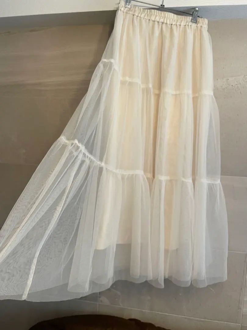 Thumbnail of Ivory Flare Skirt M