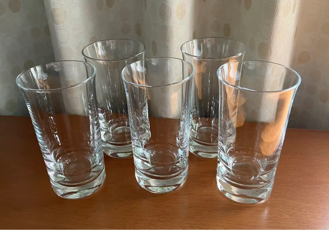 HOYA 水晶啤酒杯 5個 的縮圖