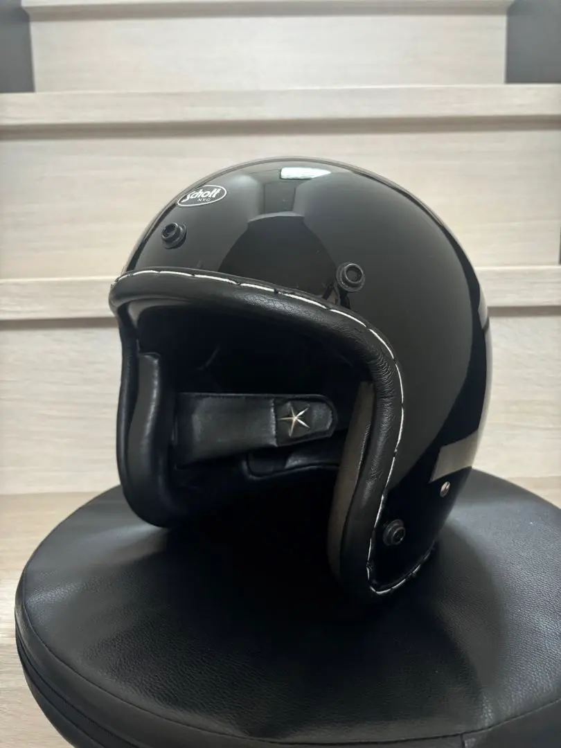 Schott NYC ブラック ジェットヘルメット Lサイズ 7823970033-030_MAIN.jpg?v=