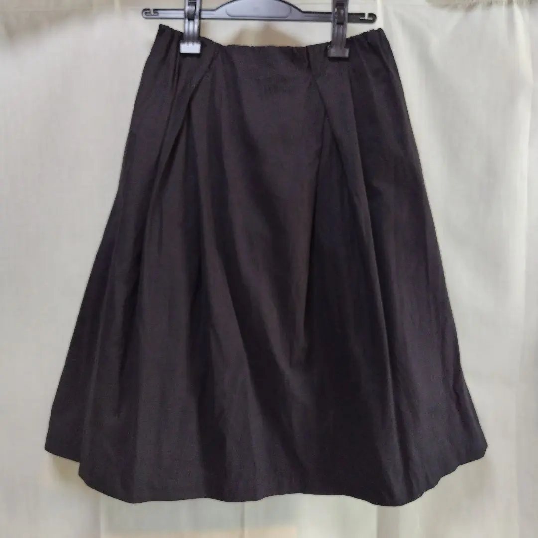 Thumbnail of Black flared skirt, elastic waist