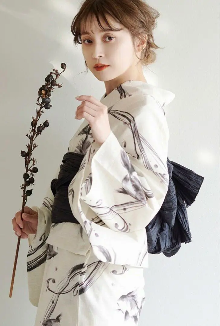 Dita 浴衣 京の凪金魚 5点セット  新品　⭐️期間限定大幅お値下げ中⭐️ 2025 浴衣5点セット(ゆかた・帯・下駄・着付けマニュアル