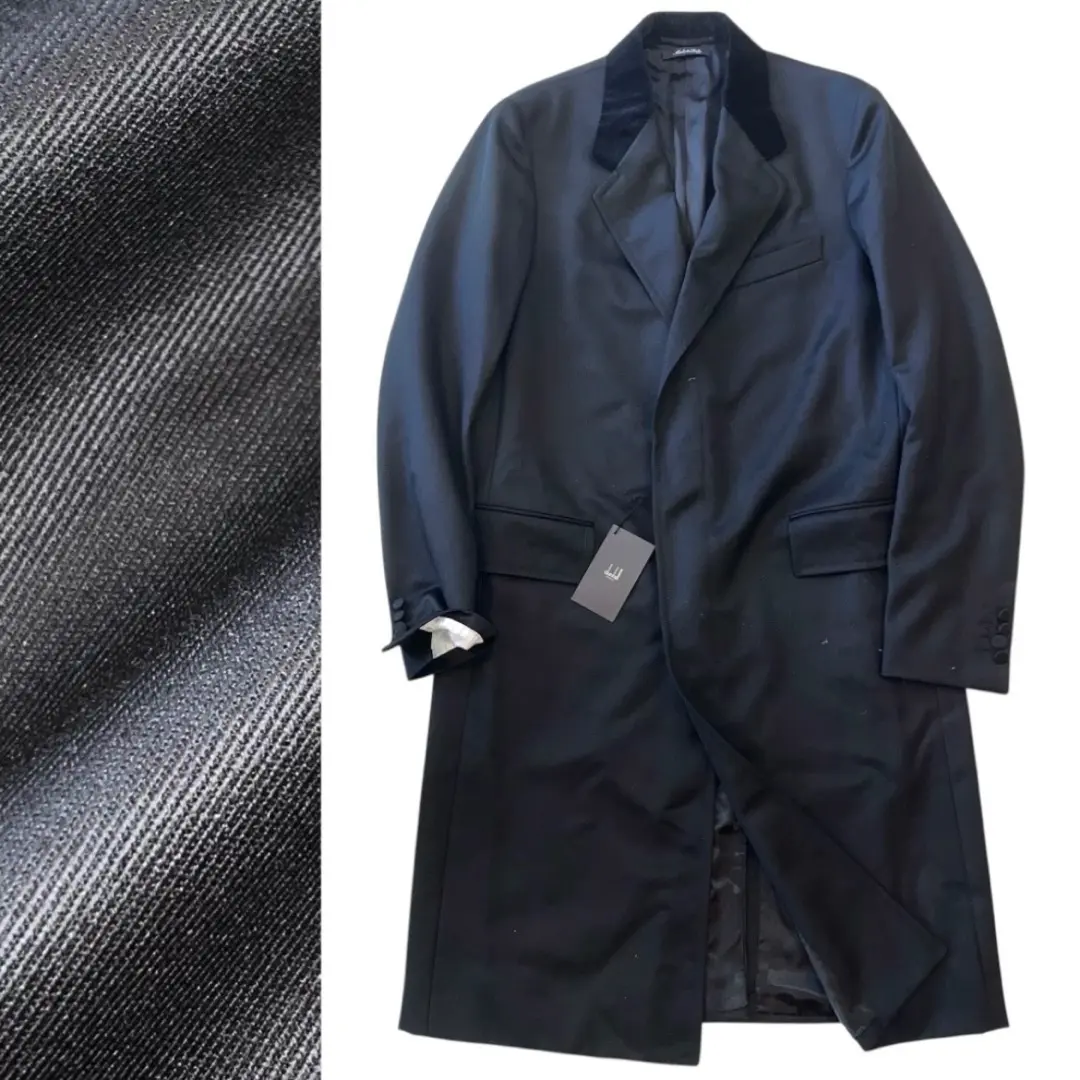 【最高級】dunhill ダンヒル アルパカ 100% コート ロング ウール 最高級】dunhill ダンヒル アルパカ 100% コート ロング ウール