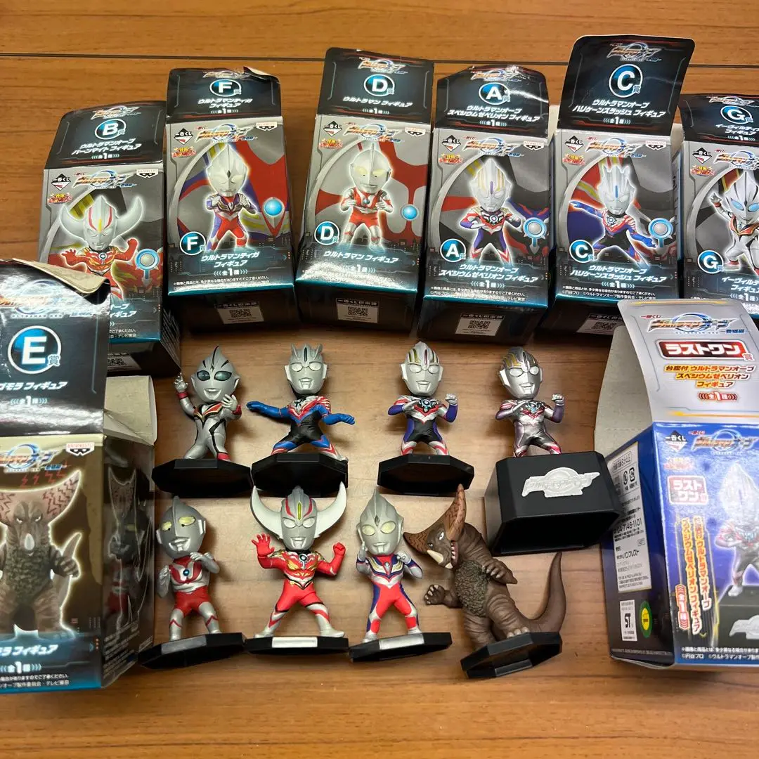 ウルトラマンオーブ 一番くじ ワーコレ フィギュア 8体セット wcf 一番くじ ウルトラマンオーブ～登場編～｜一番くじ倶楽部