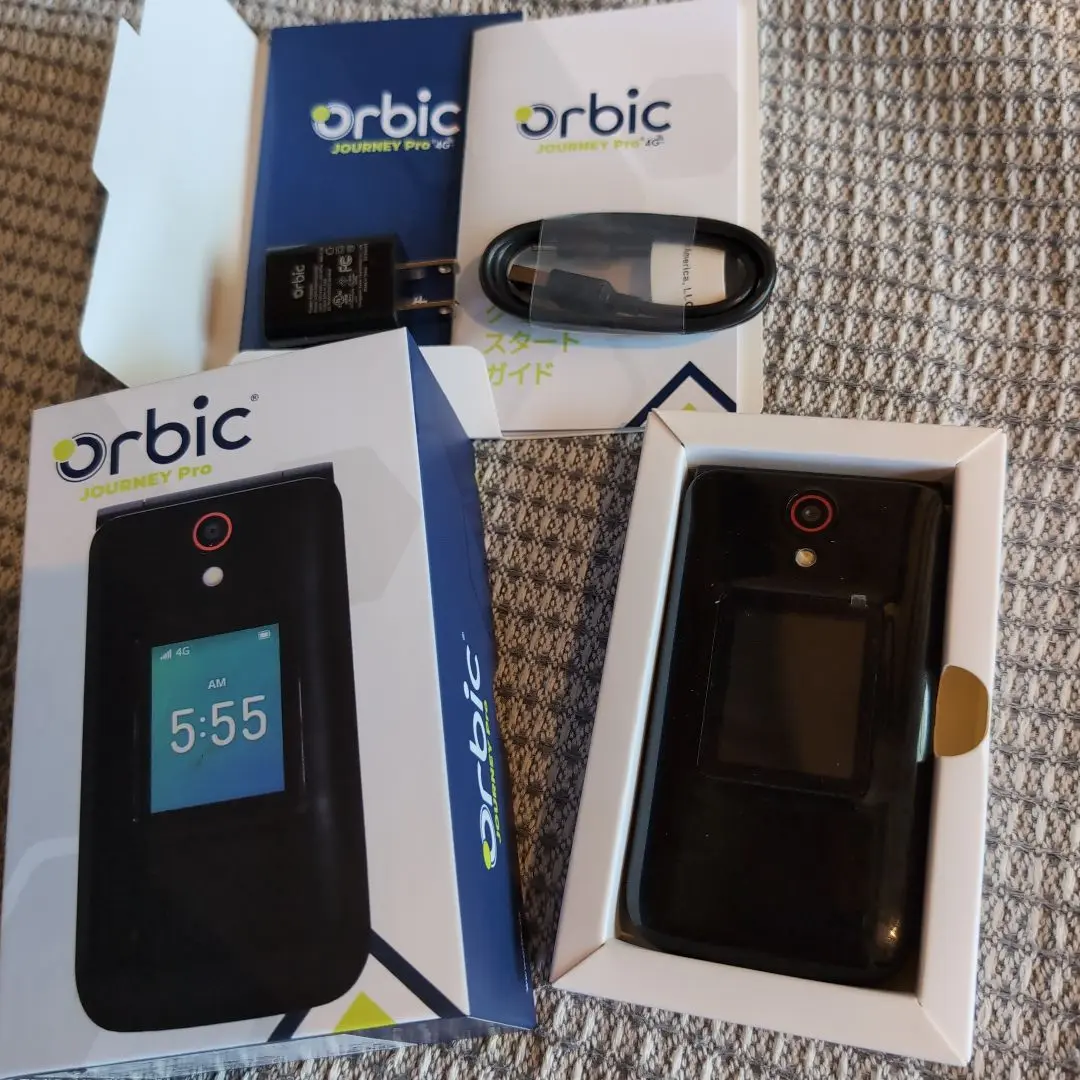 Orbic Journey Pro 4G ブラック 　中古　美品　国内版 国内正規品 米国発 Orbic オルビック 4G折りたたみフォン Orbic