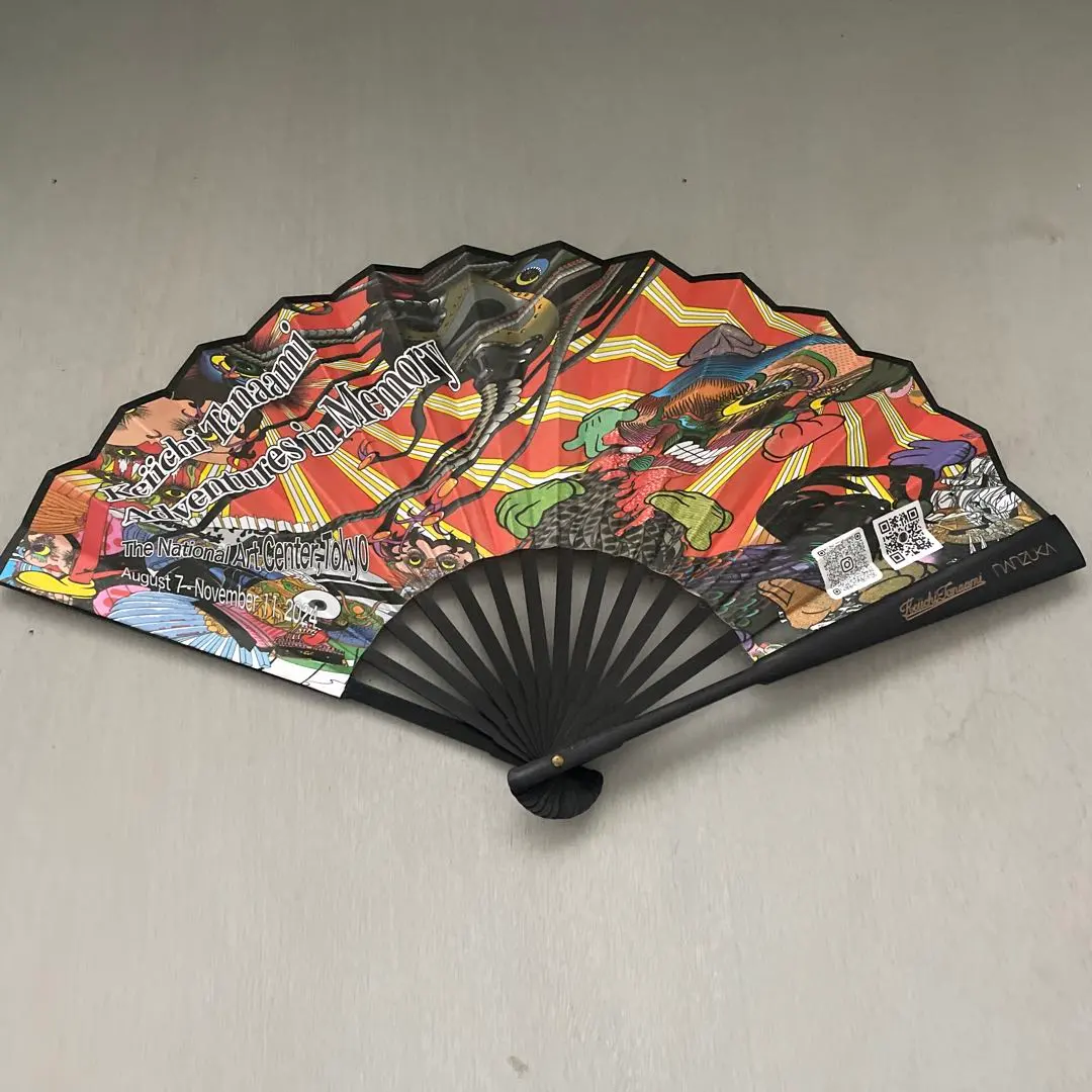 田名網敬一 扇子 贈品 非賣品【全新未使用】 的縮圖