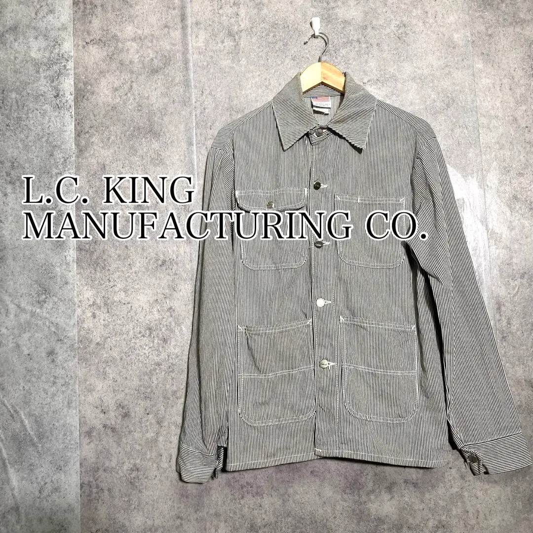 MADE IN USA L.C. KING ヘリンボーンカバーオール MADE IN USA L.C. KING ヘリンボーンカバーオール - メルカリ