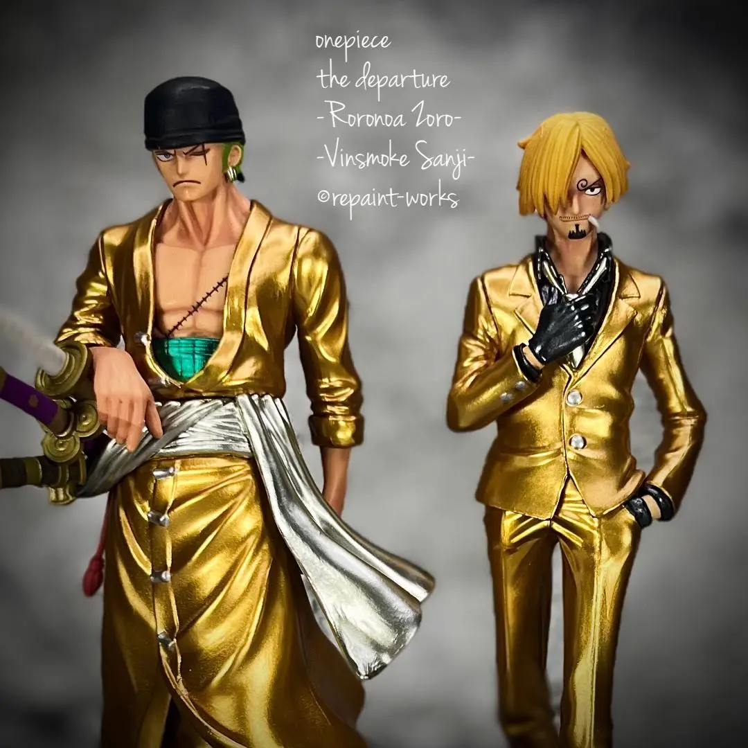 ONE PIECE サンジ フィギュアのアニメ風塗装 | TikTok