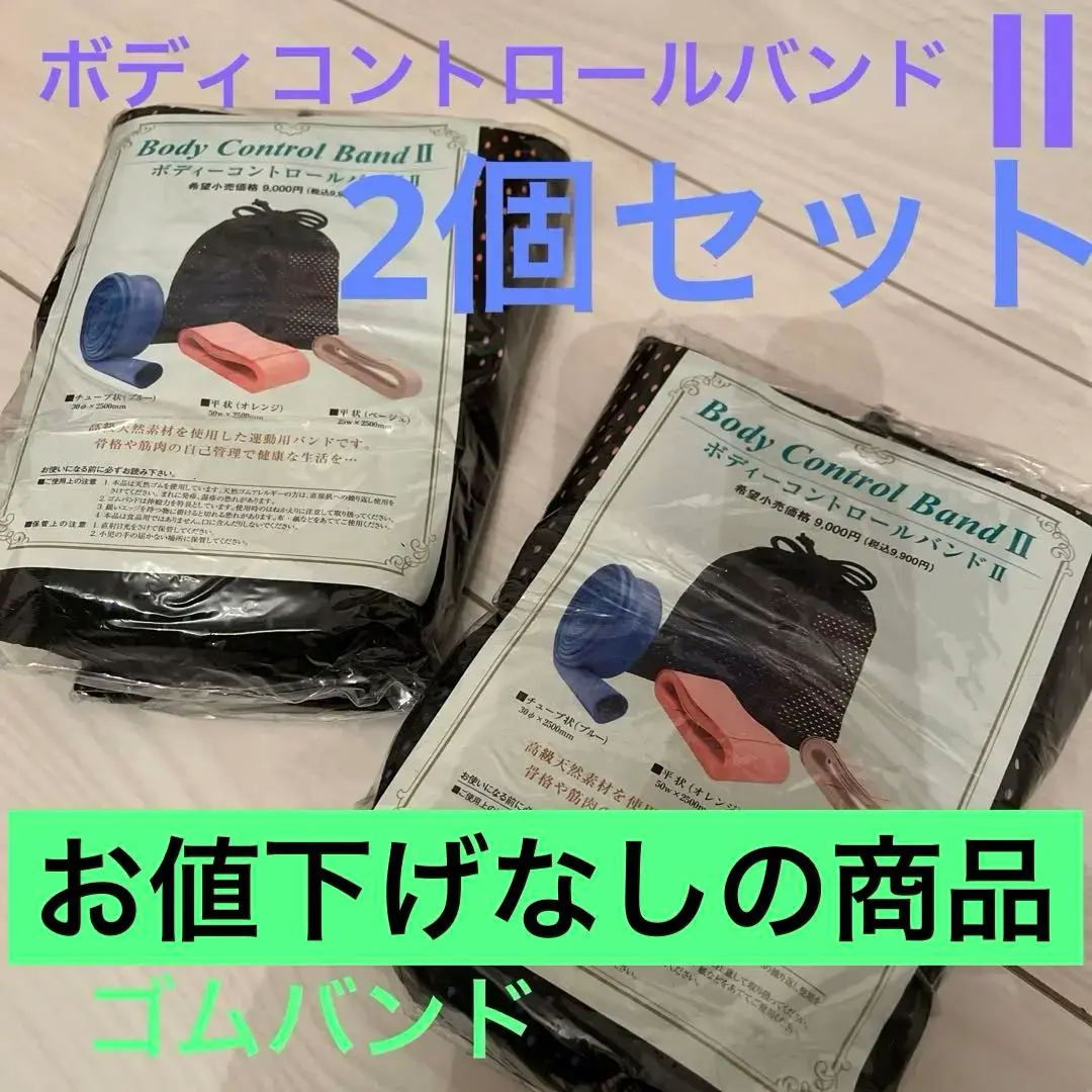 【匿名配送】ボディコントロールバンド　全国健康生活普及会　2個セット 2025年最新】カイロプラクティック ゴムバンドの人気アイテム