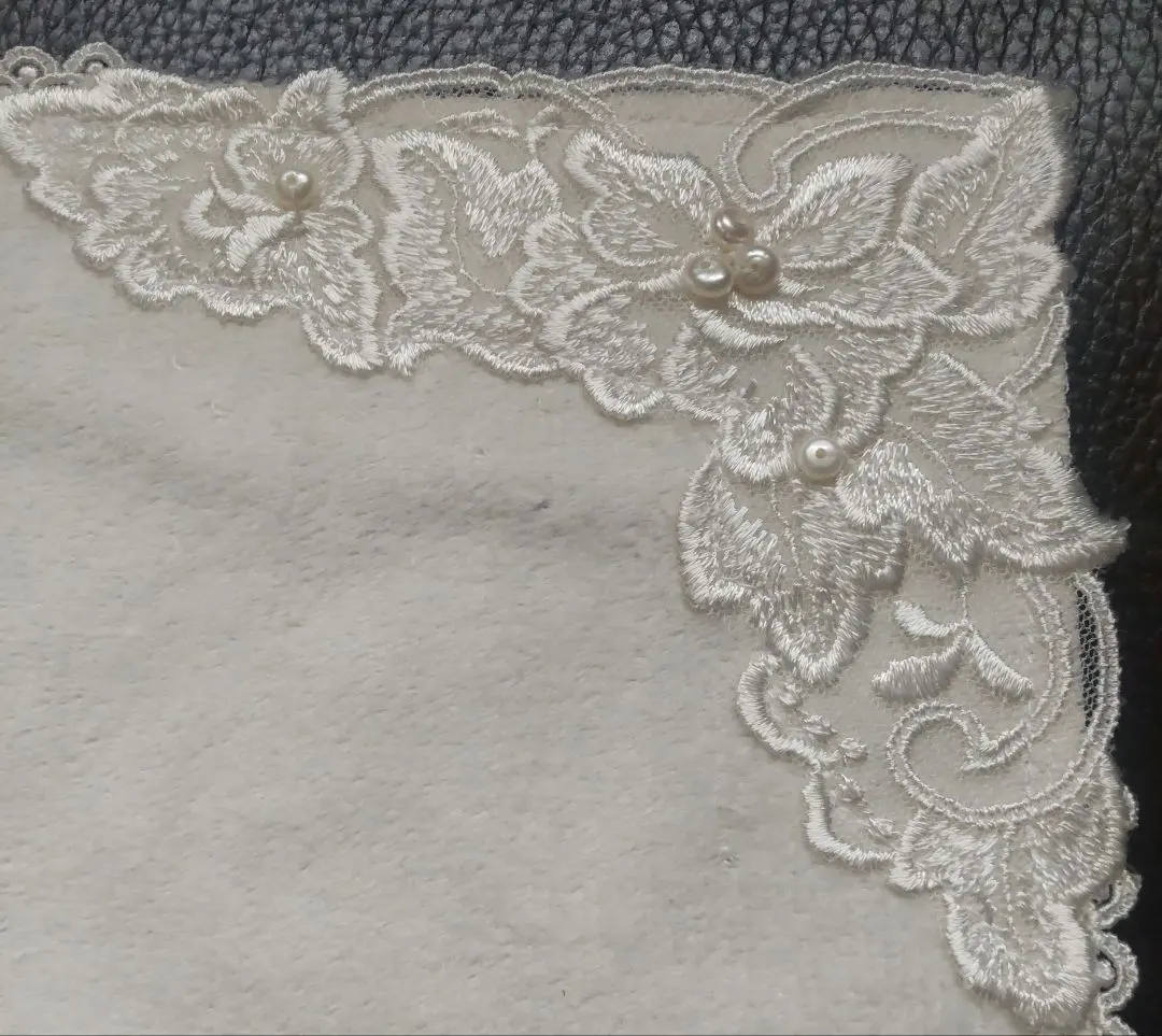 Thumbnail of Floral Lace Towel Handkerchief 59