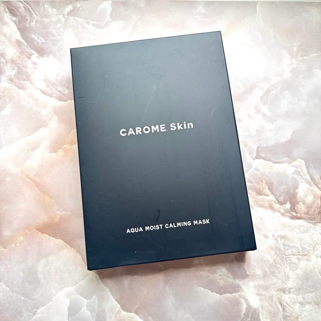 カロミースキン　フェイスマスク　CAROME.Skin 試してみた】アクアモイストカーミングマスク CAROME. Skinの