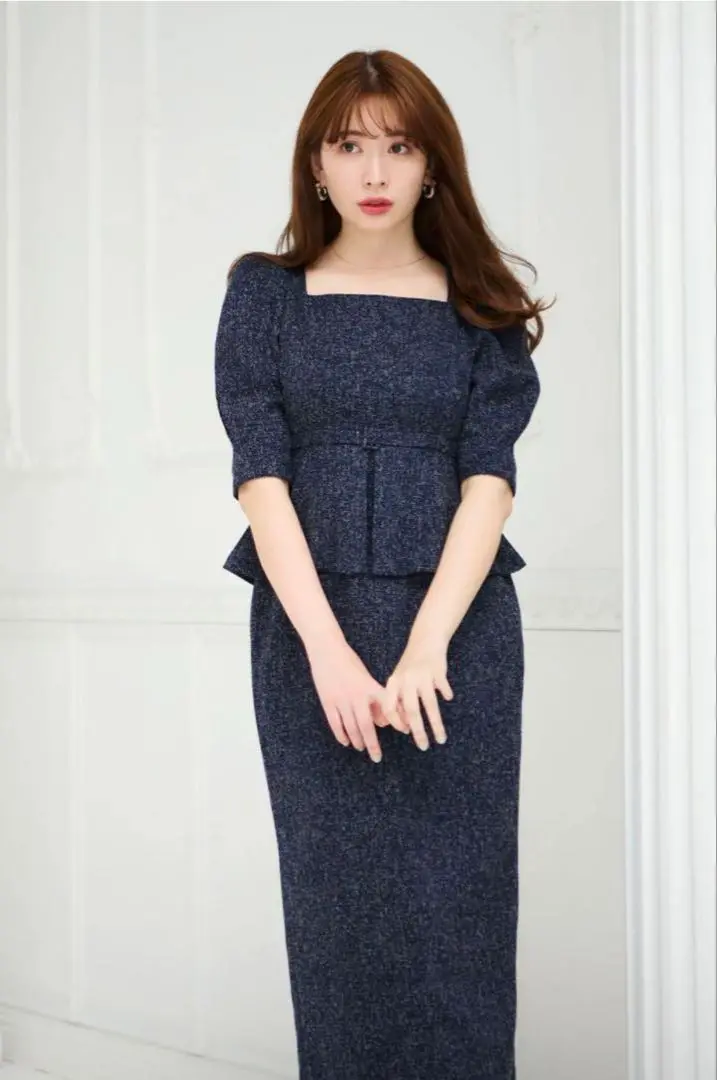 スーツ・フォーマル・ドレス Her lip to Allure Tweed Midi Dress スーツ・フォーマル・ドレス Her lip to Allure Tweed Midi