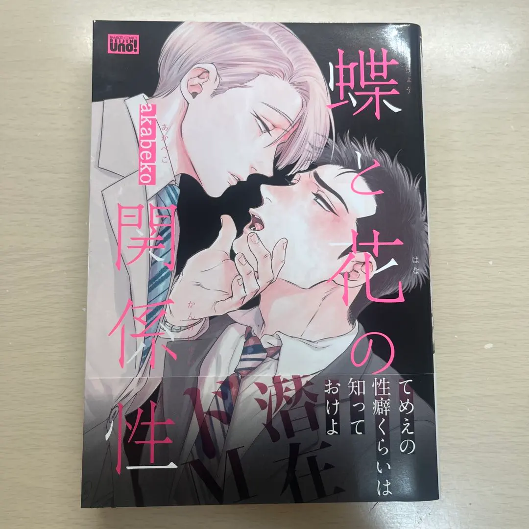 Thumbnail of BL manga: The relationship between butterflies and flowers by akabeko